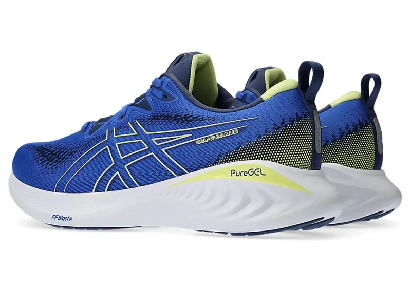 Asics Men's GEL-CUMULUS 25 Illusion Blue/Glow Yellow-3